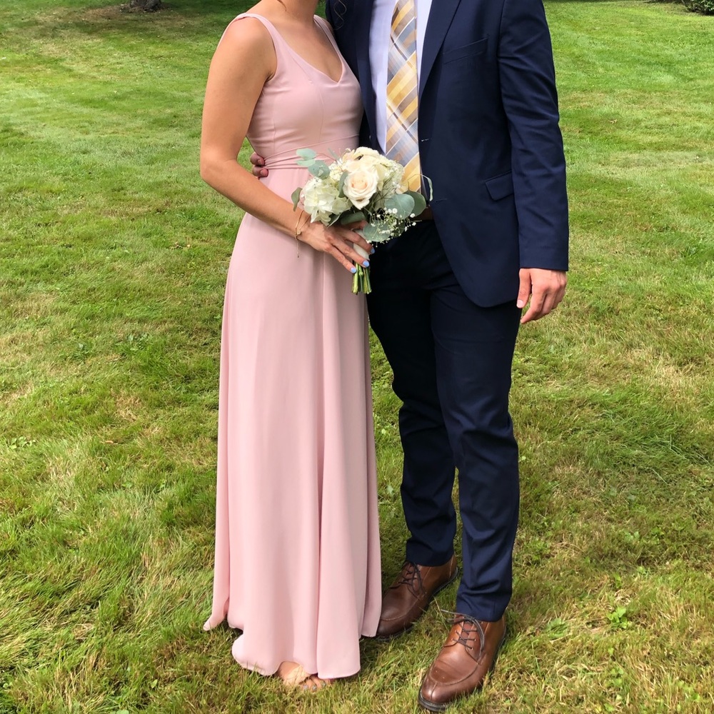 Show me your Mumu bridesmaid dress style Jenn, blush